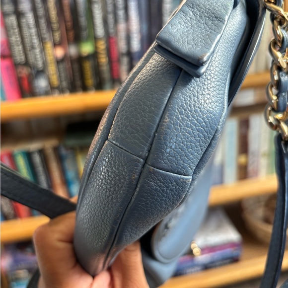 Tory Burch Blue Leather Crossbody Bag - Picture 5 of 10